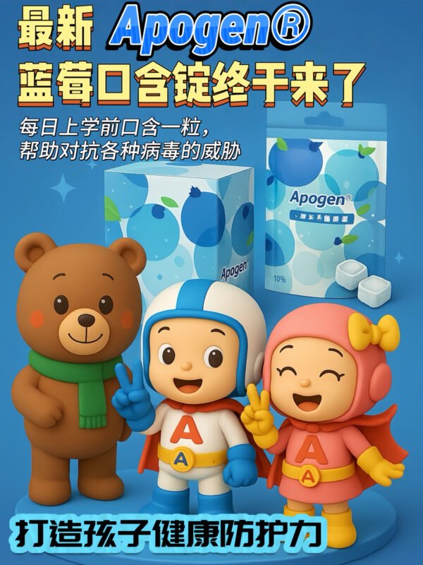 APOGEN BLUEBERRY 蓝莓口含锭 100'S - Image 2